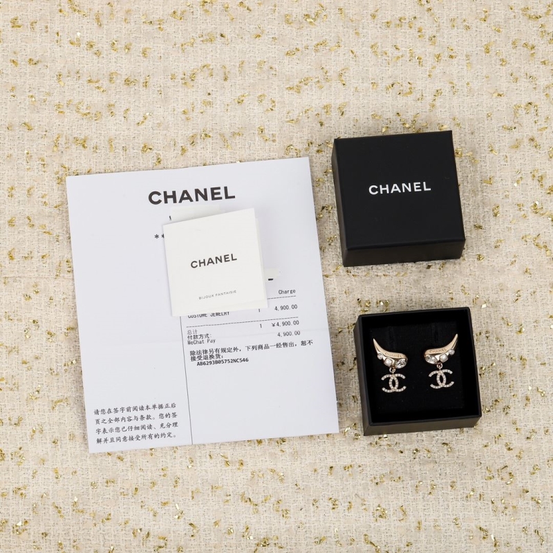 Ch*el earrings